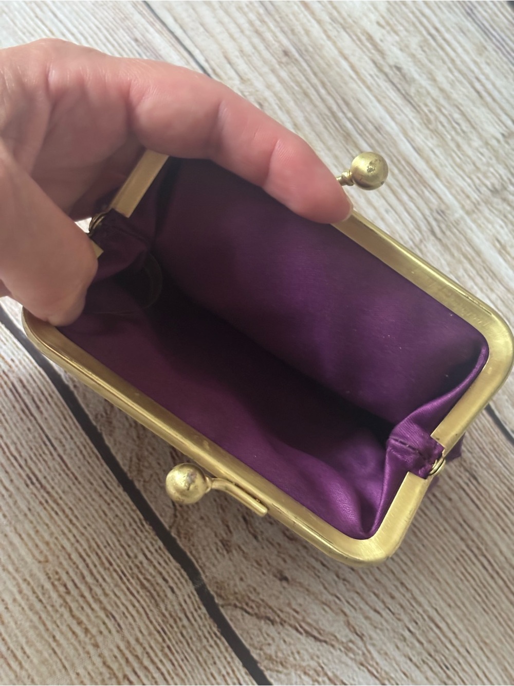 Vintage, Y2K Coach Madison Kisslock Purple Liquid Glo… - Gem